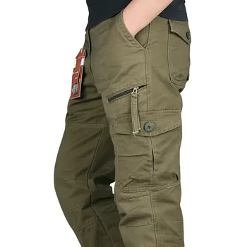 (Dungriņi) Kravas Bikses Vīriešu Pavasara Rudens Gadījuma Multi Kabatas Bikses Streetwear Armijas Taisnas Bikses Vīriešu Militārās Taktikas Bikses