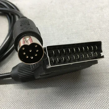 Rezerves 1.8 M ES V-pin Scart kabelis Sega Megadrive 1. Mozus 1 Master Sistēma 1 RGB Scart AV Kabeli, PAL VERSIJA