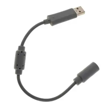 Jaunu 23cm USB Dongle Separātisko Savienojuma Kabelis Vadu Adapteris priekš Xbox 360 Kontrolieris Piederumi