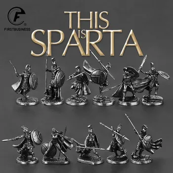 1gb Senās Spartas Romas Soliders Miniatūras Figūriņas Vintage Metāla Karotājs Karavīri Modelis Statuja Darbvirsmas Rotājumu Dāvanas