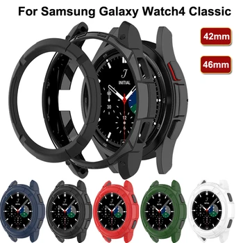 Aizsardzības Gadījumā, Samsung Galaxy Watch4 Classic 42mm Aizsargātu Segtu TPU Buferis Korpusa Galaxy Watch4 Classic 46mm Piederumi