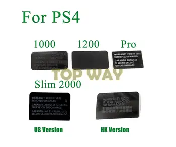100GAB Playstation PS4 Slim 2000 /1000 1100/1200/Pro MUMS HK Versija Konsole Uzlīmes Korpusa Apvalks Uzlīme Lable Plombas