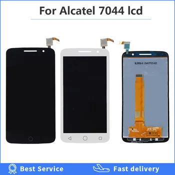 LCD Alcatel One Touch Pop 2 Premium 7044 OT7044 7044X 7044Y 7044K 7044A LCD Displeju Montāžas Touch Screen Rezerves Daļas