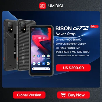 UMIDIGI BISON GT2/GT2 PRO 5G Tālrunis Izturīgs Viedtālrunis Android IP68 Dimensity 900 6.5