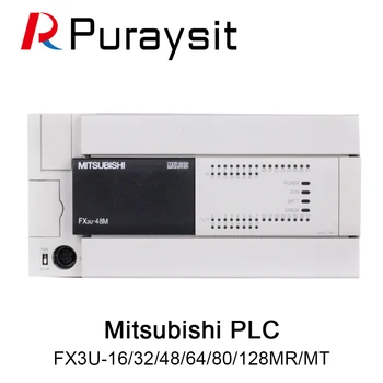 Mitsubishi PLC Programmējams Kontrolieris FX3U-16 32 48 64 80 128MR MT Pašreizējās Max 30A Sprieguma AC100V-240V 50/60Hz