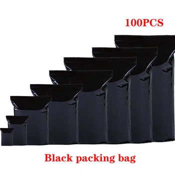 Melns pašblīvējošu plastmasas rāvējslēdzējs soma pašbloķējoši uzglabāšanas soma pārtikas iepakojuma būvgružu uzglabāšanas soma var atkārtoti slēgts soma sabiezēšanu
