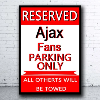 Amsterdamsche Futbola Kluba Ajax Retro Vintage Skārda Zīme Bārs Krogs Mājas Metāla Plakātu Sienas Mākslas Dekori Ajax Fani 20x30 Plakātu 2021