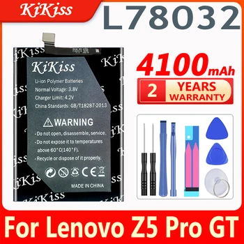 KiKiss 100% New 4100mAh Akumulatoru, Lenovo Z5 Pro L78031 Akumulatora JR40 Lenovo Z5 Pro GT L78032 Mobilā Tālruņa Akumulators