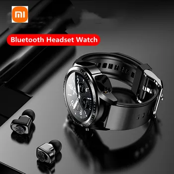 Xiaomi Smart Skatīties JM03 Bluetooth Austiņas Austiņas TWS Divi Vienā HIFI Stereo Bezvadu Sporta Tracke Mūziku, Spēlēt Smartwatch