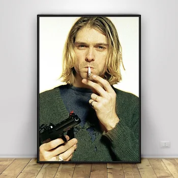 Kurt Cobain Mākslas Zīda Plakātu, Mājas Dekoru