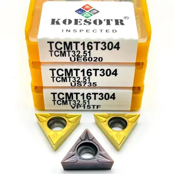 TCMT16T304 TCMT16T308 VP15TF UE6020 karbīda asmens metāla virpošanas instrumentu, CNC-virpošanas instrumenti var tikt indeksētas TCMT 16T304 griešanas instruments
