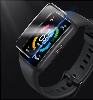 2gab Ekrāna Tpu Skaidrs, ar Aizsargājošu Plēvi, lai Huawei Honor Band 6 Smartwatch Ultra-plānas Pilnībā Segtu Hidrogelu Soft Protector HD Filmu