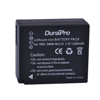 DuraPro 1pc DMW-BLG10 DMW BLG10E BLG10 BLG10PP Fotokameras Akumulatoru Panasonic Lumix DMC GF6 GX7 GF3 GF5 GX7 LX100 Bateria