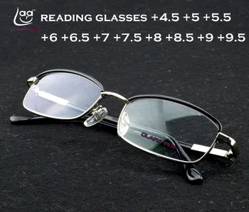 KLĀRA Pilna loka Augstas kvalitātes Super gaismas Modes vīrieši sievietes lasīšanas brilles +4.5 +5 +5.5 +6 +6.5 +7 +7.5 +8 +8.5 +9 +9.5 līdz +12