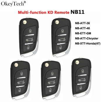 Okeytech 5GAB/DAUDZ Multi-funkcionālo KD Taustiņu Tālvadības Auto Auto Atslēgu Keydiy 3BTN par Keydiy KD900 URG200 KD200 Galvenais Programmētājs