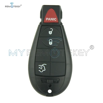 Remtekey #4 3 pogas ar panikas Keyless ieceļošanas tālvadības atslēgu fob Fobik par Chrysler, Dodge, Jeep M3N5WY783X 434mhz 2008 2009 2010 2011