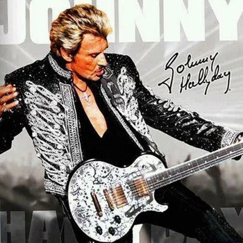 Jaunās rock dziedātājs Johnny Hallyday (Johnny Hallyday) 5D Diy Dimanta Krāsošana Mozaīkas Cross Stitch Komplekts Dimanta Izšūšanas darbi ar Dimanta
