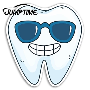 Lēkt Laiks, lai Atdzist Zobu Vinila Uzlīmes Zobu Smieklīgi Zobārsts, Students, Uzlīmes, Auto Decal Logu Tīrītājs Bagāžnieka Auto Stils