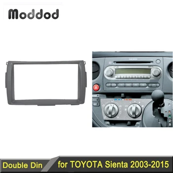 Dubultu 2 Din Auto Stereo Panelis Toyota Sienta 2003-2015 Radio Fascijas GPS DVD Dash Montāža Apdare Komplekts Rāmis Bezel