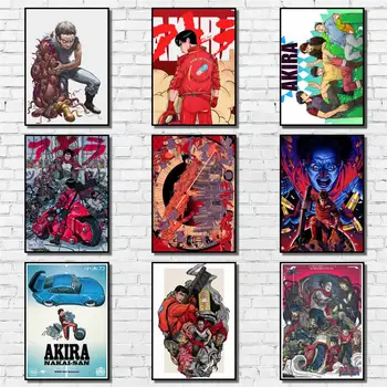 44 Dizainu Anime Akira Whitepaper Plakātu Mākslas Homedecal Iedomātā Sienas Uzlīmes, Kafijas Nama Bārā