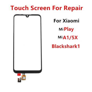 Ārējais Ekrāns Xiaomi Mi Spēlēt A1 5X Black Shark 1 Digitizer Sensors Priekšējā Touch Panelis LCD Displejs, Stikla Remontu, Nomainītu Detaļas
