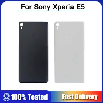 Atpakaļ Akumulatora Vāciņu Durvju Sony Xperia E5 F3311 F3313 C1604 remonta daļas Sony Xperia E5 Korpusa Aizmugurē Nomaiņa atpakaļ gadījumā