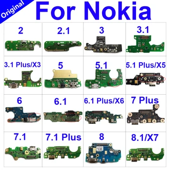 Oriģinālais USB Uzlādes Valdes Doks Nokia 2 2.1 3 3.1 5 5.1 6 6.1 7.1 8 8.1 3.1 plus plus 5.1 6.1 plus 7.1 plus X3 X5 X6 X7 Remonts
