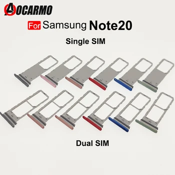 Aocarmo Samsung Galaxy Note 20 NOTE20 SIM paliktņa Micro SD Atmiņas Kartes Slots Turētājs Rezerves Daļas