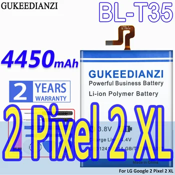 Augstas Ietilpības GUKEEDIANZI Akumulators BL-T35 4450mAh Par LG Google 2 Pixel 2 XL Google2 Pixel2