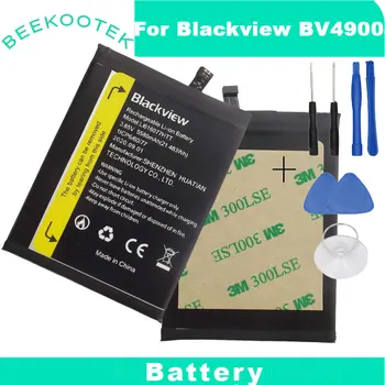 Jaunas Oriģinālas BEEKOOTEK Par Blackview BV4900 Akumulatora Augstas Kvalitātes Augstas Ietilpības 5580mAh Akumulatoru Blackview BV4900 Smart Tālruni