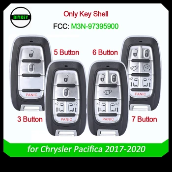 DIYKEY par Chrysler Pacifica 2017 2018 - 2020 Taustiņu Tālvadības Shell Gadījumā M3N-97395900 68217832AC 68241532AC 68241531AC 68217827AC