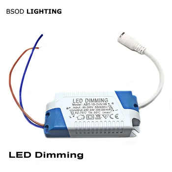 BOSD LED Driver(15-24)W Transformators Barošanas Adapteri AC85-286V uz DC 45-84V 280-300ma NAV Ūdensizturīgs Panelis Gaismas