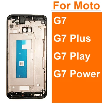 Vidējais Kadru Mājokļu Motorola Moto G7 G7 Spēlēt G7 Jauda Vidū Rāmja Bezel Plates Vāciņu Rezerves Daļas