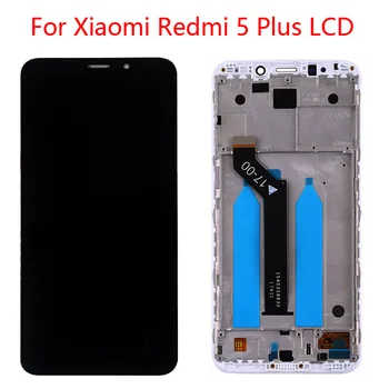 Par Xiaomi Redmi 5 Plus LCD Displejs, Touch Screen Digitizer Nomaiņa Redmi5 Plus Ekrāns LCD