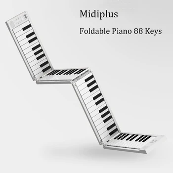 Midiplus Fodable Portabl 88 Taustiņi Tastatūras lielie Bērni iesācējiem Prakses Elektroniskās Klusums, Klavieres,