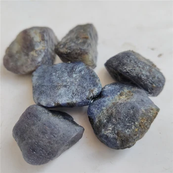 Dabas Iolite Kristāla Aptuvenu Minerālu Paraugu Dārgakmens Tumši Zila Kordierīta Rockstone Dziedināšanas Dekori