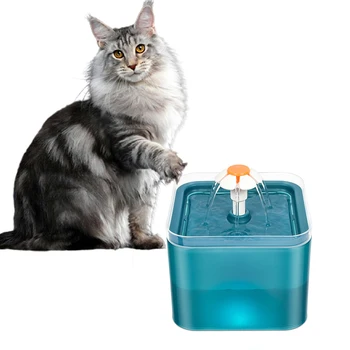 Par Tīra Ūdens ar LED Apgaismojumu USB Uzlādes Kaķis Dzeramā Strūklakas Automātiskā Pet Ūdens Maisītājs ar Recirculate Filtring