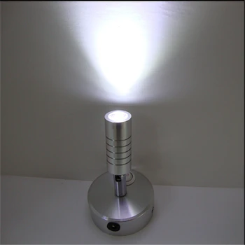3 gadu garantija 1W/3W uzlādes led spot lampas ,rechargable battery bezvadu displejs lampas,pārslēgt modeli 360degree kāzu gaismas