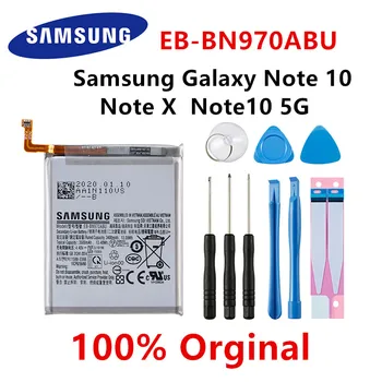 SAMSUNG Oriģinālā EB-BN970ABU Nomaiņa 3500mAh Akumulatoru Samsung Galaxy Note 10 Piezīme X Note10 NoteX Note10 5G Baterijas+Instrumenti