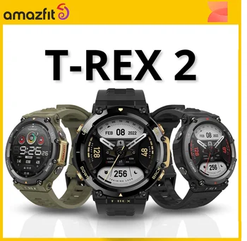 Jaunu Amazfit T Rex 2 Āra GPS Smartwatch T-Rex 2 divjoslu Ceļš Importa 150+Iebūvēts Sporta režīmā Smart Skatīties Uz iOS Android