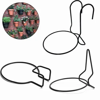1GB Sienas Uzstādīts Augu Pot Pakaramais Čuguna Mākslas Karājas Gredzeni, Piestiprināti Grozi Puķu Pods Āķis Plaukts Dekoratīvās Dārza Piederumi