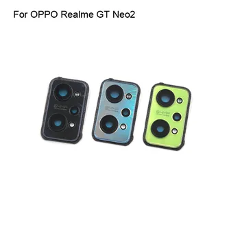 Par OPPO Realme GT Neo2 Aizmugures Aizmugurējo Kameru Stikla Lēcas +Kameras Vāciņu Apli Mājokļu Daļas OPPO Realme GT Neo 2