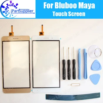 Bluboo Maya Touch Screen Panelis, 100% Garantijas, Jaunu Oriģinālu Stikla Paneli Touch Screen Stikla Bluboo Maya+tool+Līmi