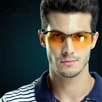 Ir 2021. Jaunu Modes Photochromic Polarizētās Saulesbrilles, Vīriešu Braukšanas Glāzes Dienā Nakts Redzamības Vadītāja Aizsargbrilles Oculos De Sol Masculino