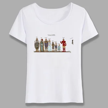 Jaunas Vasaras Sievietes Mājā Stark T Krekls Sieviešu Stark Ģimenes Locekļiem, T-kreklu, Meitene Balts ar Īsām Piedurknēm Tshirt