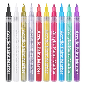 10 Krāsu 3D Nail Art Lakots Pildspalvas Komplekts Ātri Sauss Nagu Mākslas Glezniecības Pildspalvu Komplekts Akrila Ūdensizturīgs Nagu Punktu Grafiti Zīmēšanas Pildspalvas