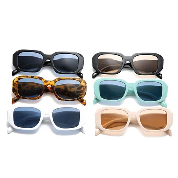 Kvadrātveida Vintage Sungalsses Sievietēm Ir Pavisam Maza Kadru Modes Saules Brillēm, Retro Melnos Toņos, Skaidrs, Spoguļi Zaļā Oculos De Sol