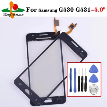 Ekrāns Samsung Galaxy Grand Ministru G531H G531F G530H G530F G530 G531 G5308 Touch Screen Digitizer Panelis Sensoru NĒ LCD