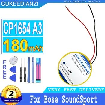 180mAh GUKEEDIANZI Akumulatora CP1654 A3 Bose SoundSport Bezvadu,soundsport Impulsa Baterijas Lielas Jaudas Bateria