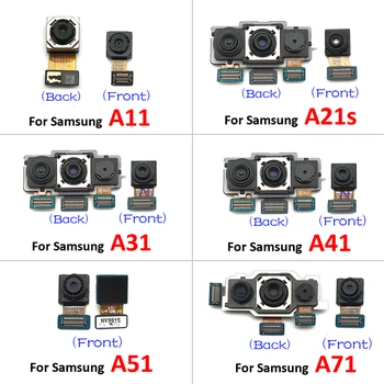 Jaunā Priekšējā Kamera Aizmugurē Galvenais Aizmugurējo Kameru Flex Kabelis Samsung Galaxy A11 A21S A31 A41 A71 Nomaiņa